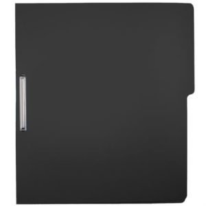 carpeta pressboard kyma c/broche 8cm tamaño carta negro paquete c/5