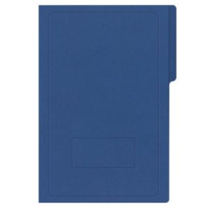 carpeta pressboard kyma c/broche 8cm tamaño oficio azul obscuro paquete c/3