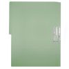 carpeta pressboard kyma c/broche 8cm tamaño oficio verde claro paquete c/3