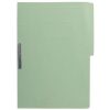 carpeta pressboard kyma c/broche 8cm tamaño oficio verde claro paquete c/3