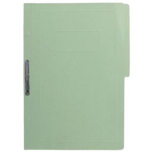 carpeta pressboard kyma c/broche 8cm tamaño oficio verde claro paquete c/3