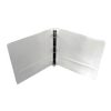 carpeta panorámica kyma de vinil tamaño carta 2 1/2" aro en "o" blanca
