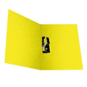 carpeta pressboard kyma c/palanca tamaño carta amarillo