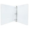 carpeta panorámica kyma de vinil tamaño carta 1 1/2" aro en "d" blanca