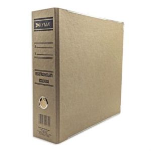 registrador kyma tamaño carta kraft