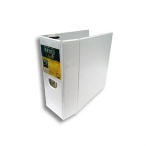 carpeta kinera vinil aro "d" 5" blanca c/6