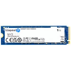unidad de estado solido ssd kingston snv3s nvme 1tb pci express 4.0 m.2