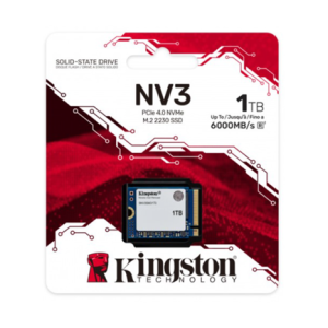 unidad de estado sólido ssd kingston snv3sm3/1t0 nvme 1tb m.2 4000 mb/s escritura 6000 mb/s pci express 4.0