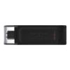 memoria usb kingston datatraveler 70 64gb usb c color negro