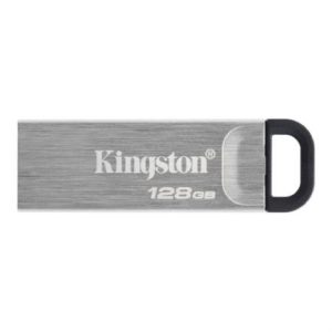 memoria usb kingston datatraveler kyson 128 gb 3.2 gen1 color gris