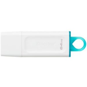 memoria usb kingston datatraveler exodia 64 gb 3.2 gen1 color blanco