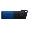 memoria usb kingston datatraveler exodia m 64gb usb 3.2 gen1 color negro azul
