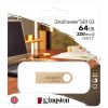 memoria usb kingston datatraveler se9 g3 64gb usb 3 2 lectura 220mb/s dorado