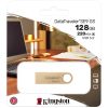 memoria usb kingston datatraveler se9 g3 128gb usb 3 2 lectura 220mb/s dorado