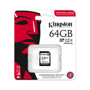 memoria flash kingston industrial sd 64gb sdhc uhs i clase 10