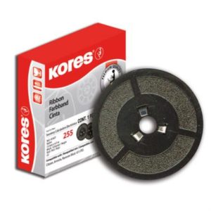 cinta p/calculadora kores negro rojo 3.0cms diametro
