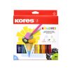 colores triangulares kores 3mm estuche c/24