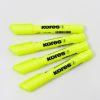 resaltador kores k marker xh12 amarillo c/12