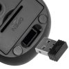 mouse inalambrico klip xtreme ergonomico klever kmw 340rd 6 botones conexion usb 2.4 ghz 1000/1200/1600 dpi color rojo