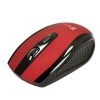 mouse inalambrico klip xtreme ergonomico klever kmw 340rd 6 botones conexion usb 2.4 ghz 1000/1200/1600 dpi color rojo