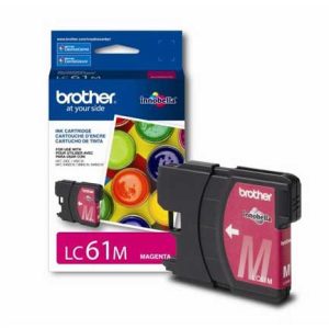 tinta brother lc61m rendimiento 325 páginas mfc6490 color magenta