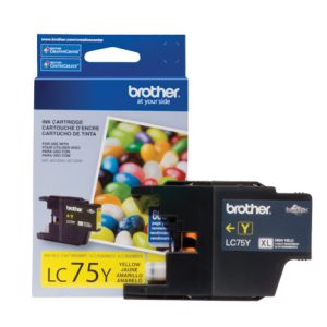 tinta brother lc75y rendimiento 600 páginas mfcj6710 color amarillo