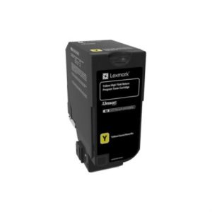 tóner lexmark cs725de alto rendimiento 12mil páginas color amarillo