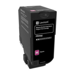 tóner lexmark rendimiento estándar programa retorno cs720de color magenta