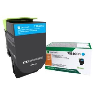 toner lexmark cyan alto rendimiento cs317/cx317/cs417/cx417