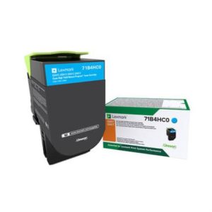toner lexmark cyan extra alto rendimiento cs417/cx417