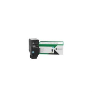 cartucho de toner lexmark color cian del programa de devolucion para 5 mil paginas