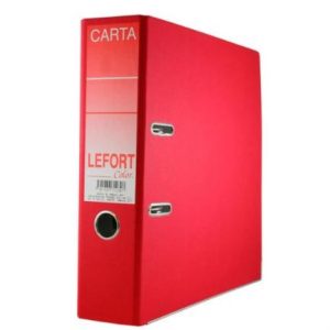 registrador lefort 1230 tamaño carta color rojo