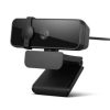cámara web lenovo essential fhd 1080p 2 micrófonos integrados visión 95° usb color negro