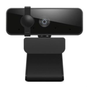 cámara web lenovo essential fhd 1080p 2 micrófonos integrados visión 95° usb color negro