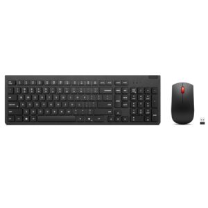 lenovo kit de teclado y mouse inalámbricos esenciales gen2 black la spanish 171 (sin baterias)