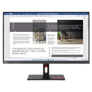 monitor lenovo thinkvision s27i 30 de 27" 1920x1080 full hd 1080p 4ms 100hz color negro
