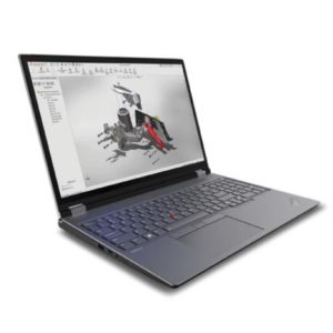 workstation lenovo thinkpad p16 g2 16" intel core i9 13980hx disco duro 1tb ssd ram 64gb windows 11 pro color gris