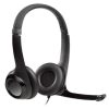 diadema logitech h390 micrófono usb color negro