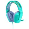 audífonos logitech g335 gaming micrófono/cable 3.5mm color menta