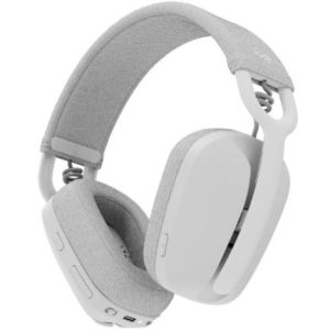 diadema logitech zone vibe 100 inalámbrica color blanco