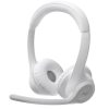 diadema logitech zone vibe 300 inalambrica con microfono color blanco