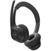 diadema logitech zone vibe 300 inalámbrica con microfono color negro