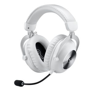 audifonos diadema inalámbricos logitech pro x 2 lightspeed micrófono desmontable blanco