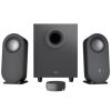 bocinas logitech z407 bluetooth subwoofer control inalámbrico color negro