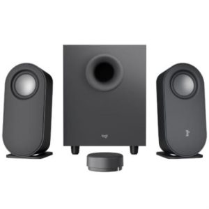 bocinas logitech z407 bluetooth subwoofer control inalámbrico color negro