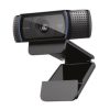 cámara web logitech c920 hd pro video fhd 1080p audio estéreo color negro