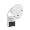 cámara web logitech brio 300 1080p usb c con corrección iluminación automática micrófono color blanco crudo