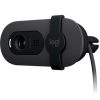 cámara web logitech brio 100 rtl full hd 1080p micrófono integrado conectividad usb color grafito