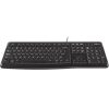 teclado y mouse logitech mk120 alámbrico usb color negro