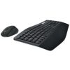 teclado y mouse logitech performance mk850 inalámbrico usb color negro